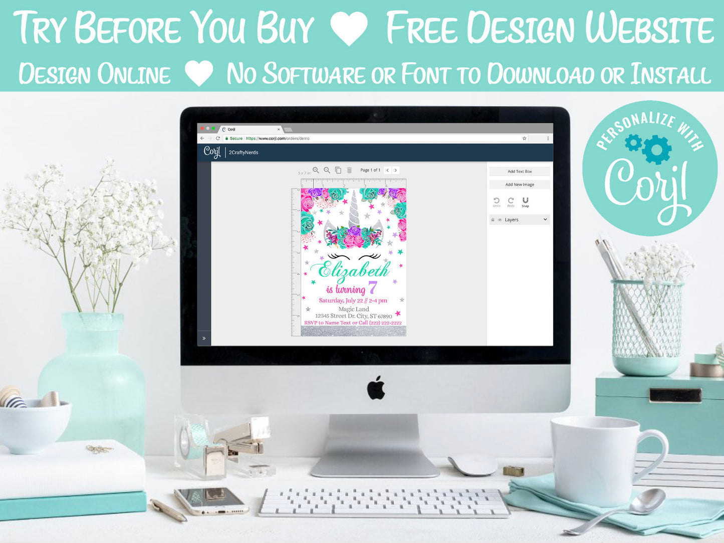 Police Birthday Thank You Card, Police Thank You Card, Police Birthday | Editable Instant Download | Edit Online NOW Corjl | INSTANT ACCESS