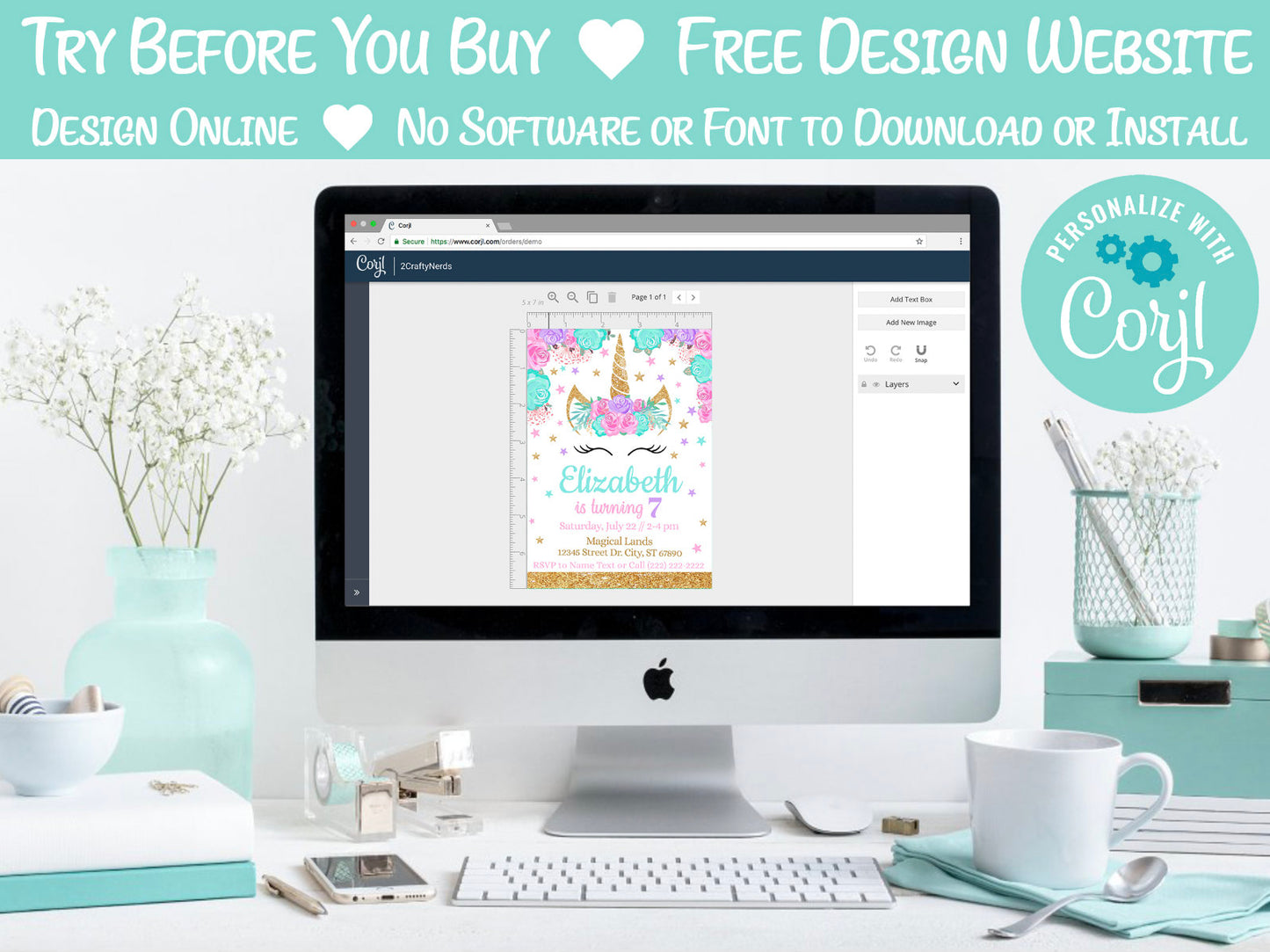 Art Painting Birthday Invitation, Art Party, Painting Theme, Art Theme | Editable Instant Download | Edit Online NOW Corjl | INSTANT ACCESS