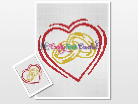 Linked Rings in Heart Pattern Graph With C2C Written