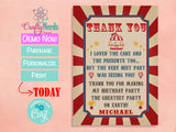 Circus Carnival Ticket Birthday Party Pack, Circus Birthday invitation | Editable Instant Download | Edit Online NOW Corjl | INSTANT ACCESS