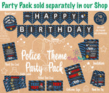 Police Birthday Invitation, Police Party, Cop Theme, Police Theme | Editable Instant Download | Edit Online NOW Corjl | INSTANT ACCESS