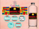 Building Blocks Birthday Party Pack, Labels Tags Banner Colorful Bricks | Editable Instant Download | Edit Online NOW Corjl | INSTANT ACCESS