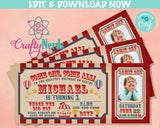 Carnival Ticket Birthday Invitation With Picture, Circus invitation Photo | Editable Instant Download Edit Online NOW Corjl | INSTANT ACCESS