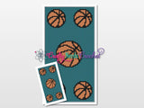 Basketball Pattern Graph With C2C Written, Basketball Graphgan, Basketball Crochet Pattern, Basketball Blanket, Basketball Pattern, Throw