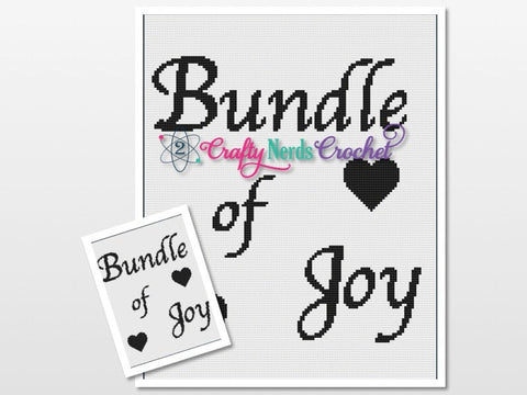 Bundle Of Joy Pattern Graph With Single Crochet Written, Baby Graphgan, Baby Blanket, Baby Crochet Pattern, Baby Pattern, Baby Graph