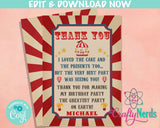 Circus Carnival Ticket Birthday Party Pack, Circus Birthday Party Decor | Editable Instant Download | Edit Online NOW Corjl | INSTANT ACCESS