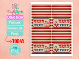 Circus Carnival Ticket Birthday Party Pack, Circus Birthday Party Decor | Editable Instant Download | Edit Online NOW Corjl | INSTANT ACCESS