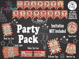 Circus Carnival Ticket Birthday Party Pack, Circus Birthday Party Decor | Editable Instant Download | Edit Online NOW Corjl | INSTANT ACCESS