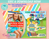 Playground Party Birthday Invitation With Photo, Party in the Park | Editable Instant Download | Edit Online NOW Corjl | INSTANT ACCESS