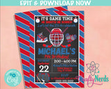 Hockey Birthday Invitation, Sport Invitation, Ice Hockey Birthday Party | Editable Instant Download | Edit Online NOW Corjl | INSTANT ACCESS