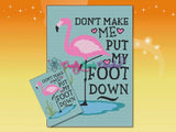 Flamingo Put my Foot Down Graph With Single Crochet and TSS Written, Flamingo Graphgan, Flamingo Blanket, Flamingo Crochet Pattern graph