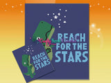 Reach for the Stars T-Rex Graph With Single Crochet Written, Dinosaur T-Rex Graphgan, Dinosaur T-Rex Blanket, Dinosaur Crochet Pattern graph