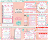 Carnival Circus Birthday Sign Birthday Board, Pastel Milestone Birthday | Editable Instant Download | Edit Online NOW Corjl | INSTANT ACCESS