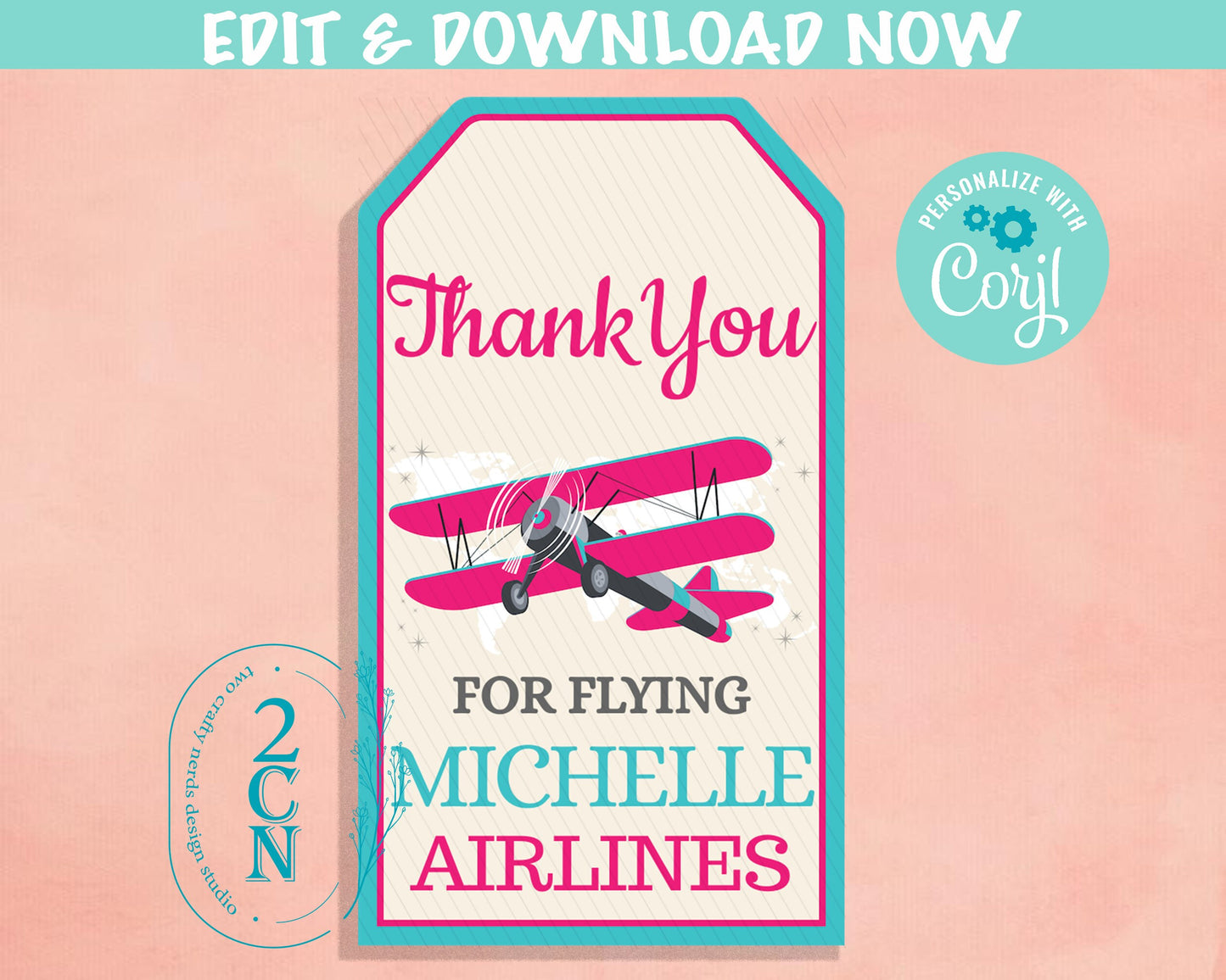 Airplane Ticket Birthday Invitation, Airplane Party, Plane invitation | Editable Instant Download | Edit Online NOW Corjl | INSTANT ACCESS