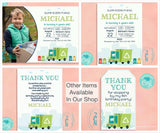 Recycling Truck Birthday Invitation, Garbage, Trash, Cars Trucks Invite | Editable Instant Download | Edit Online NOW Corjl | INSTANT ACCESS