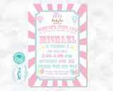 Carnival Circus Birthday Invitation, Circus Party, Carnival Pastel Pink | Editable Instant Download | Edit Online NOW Corjl | INSTANT ACCESS