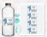 Tornado Water Bottle Label, Tornado beverage label, Tornado Party Decor | Editable Instant Download | Edit Online NOW Corjl | INSTANT ACCESS